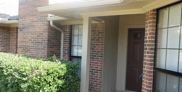 a view of front door of house