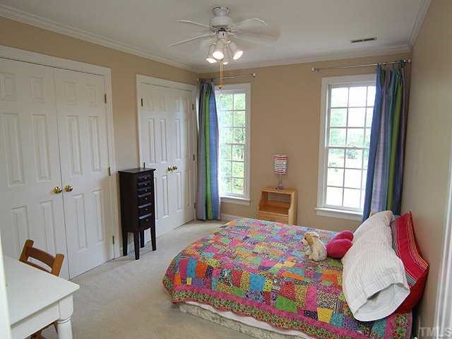 9000 Enfield Court Raleigh, NC 27615 - Photo 13 of 18 All secondary bedrooms are large and have great closet space. Bedroom