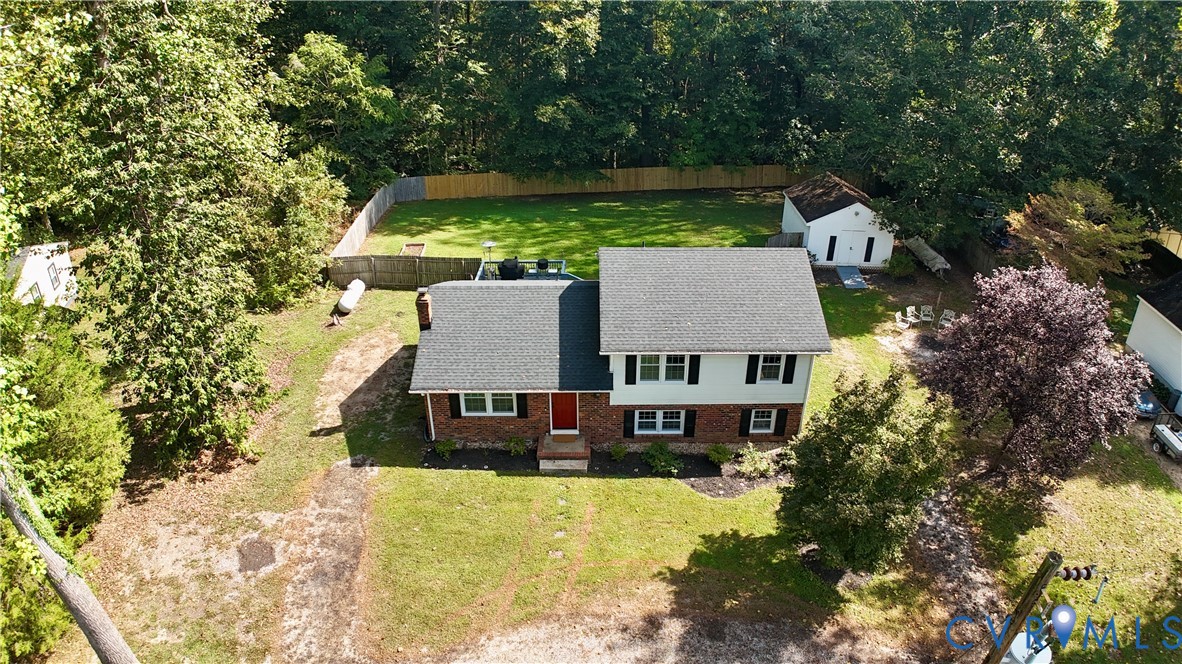 6723 Cherry Road Quinton, VA 23141 - Photo 31 of 38 Drone - Front View