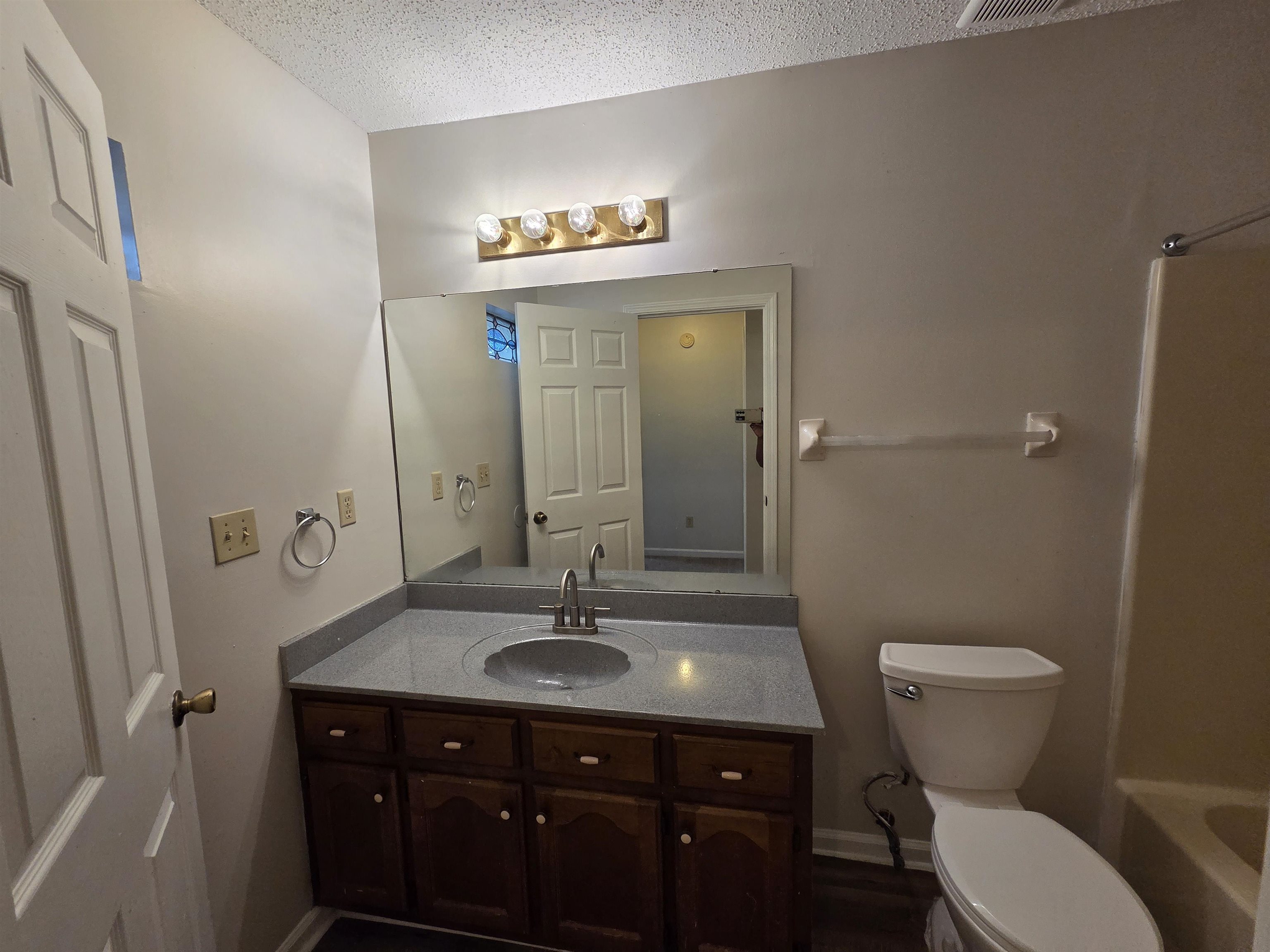 3945 Oak Branch Circle East Memphis, TN 38135 - Photo 20 of 24 a bathroom with a toilet sink and mirror