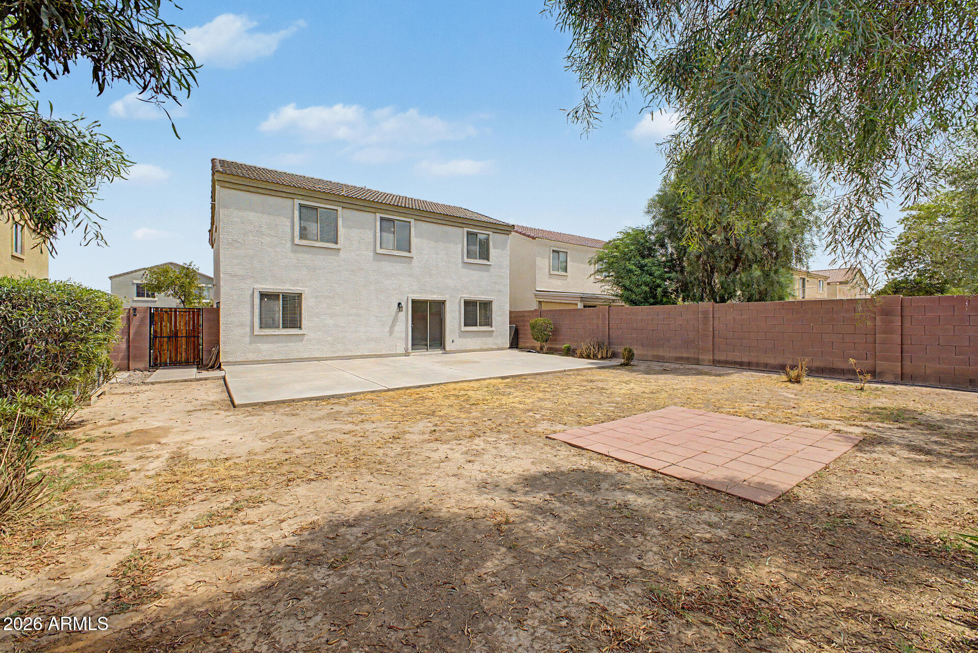 8337 West Payson Road Tolleson, AZ 85353 - Photo 41 of 44 Backyard with paver area
