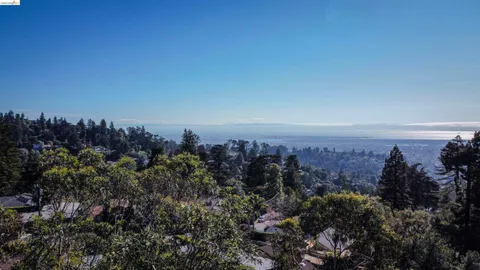 a view of statue in a garden