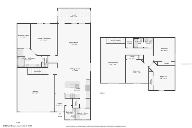 $549,000 | 24928 Lambrusco Loop, Lutz, FL 33559