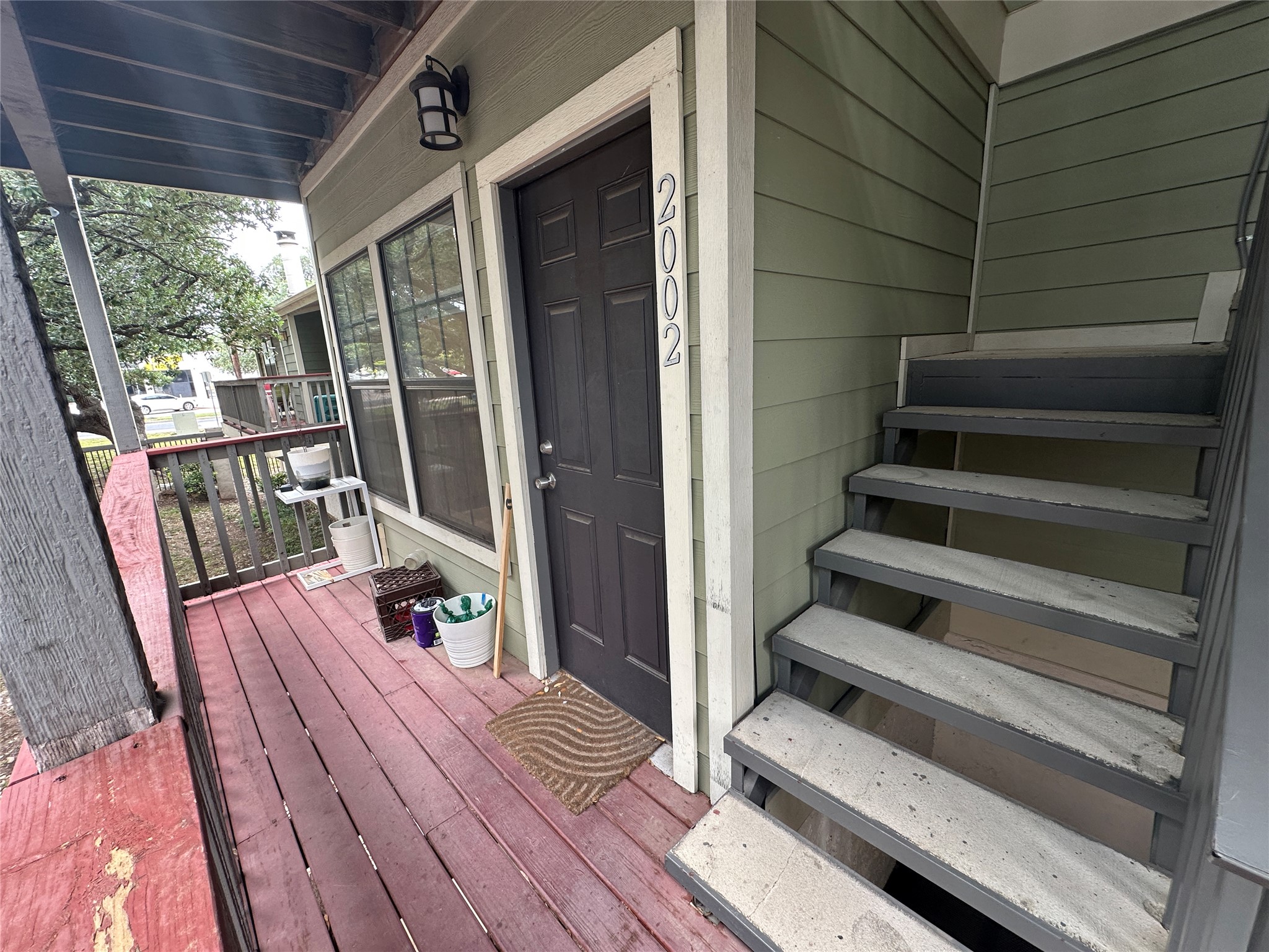 2215 Post Road, Unit 2002 Austin, TX 78704 - Photo 12 of 12 a view of entryway with wooden floor and seating space