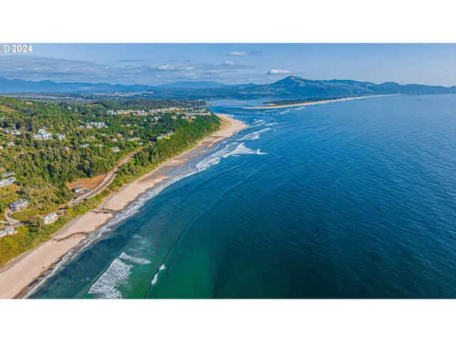 a open area with view of a lake