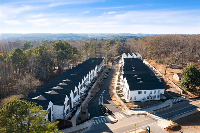 a view of a city from a balcony