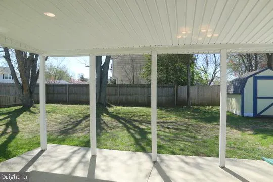 a garden view