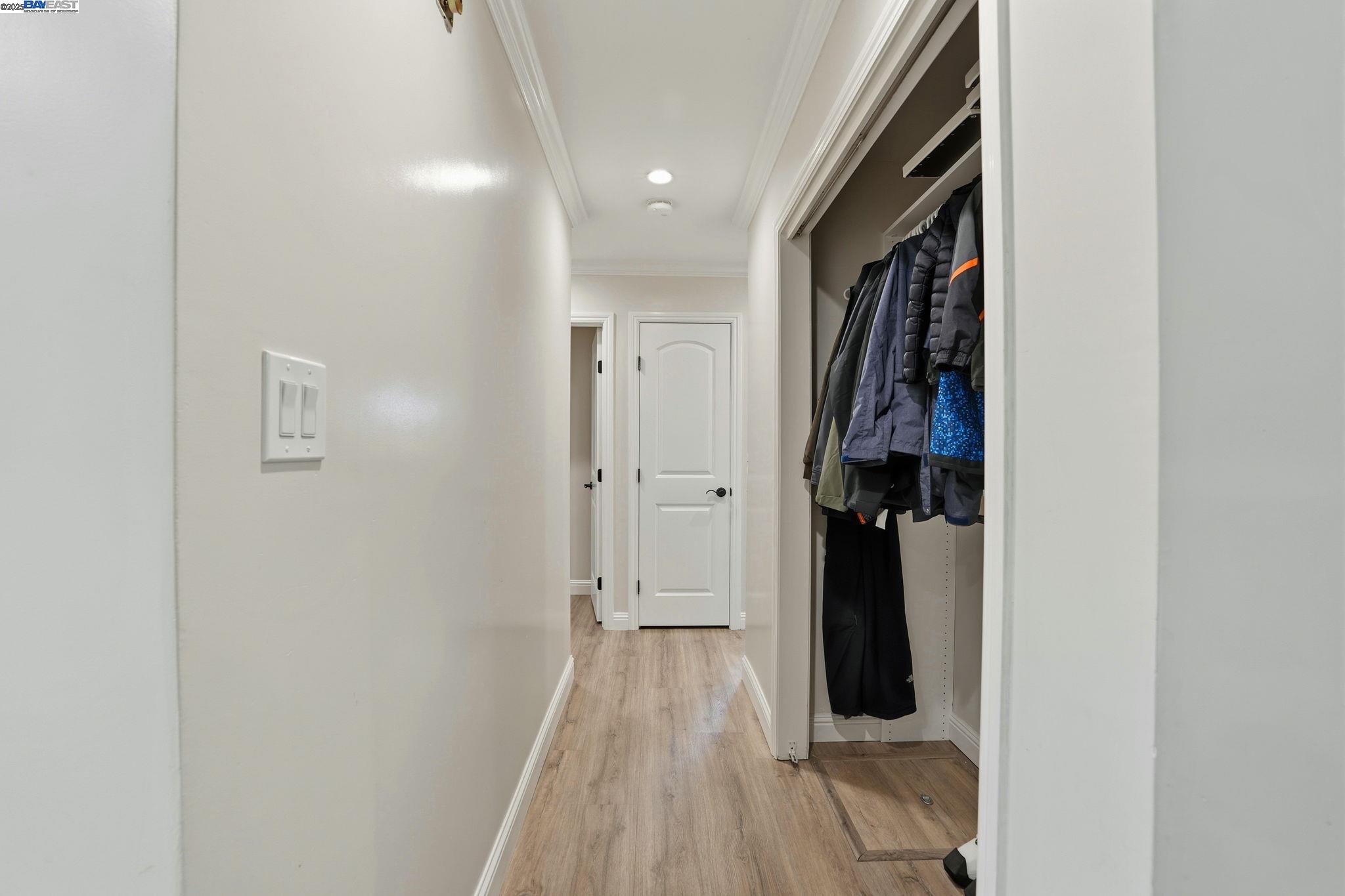 34724 Bernard Road Tracy, CA 95377 - Photo 36 of 60 a view of walk in closet with clothes and shoes