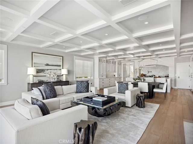 an outdoor space with furniture and garden