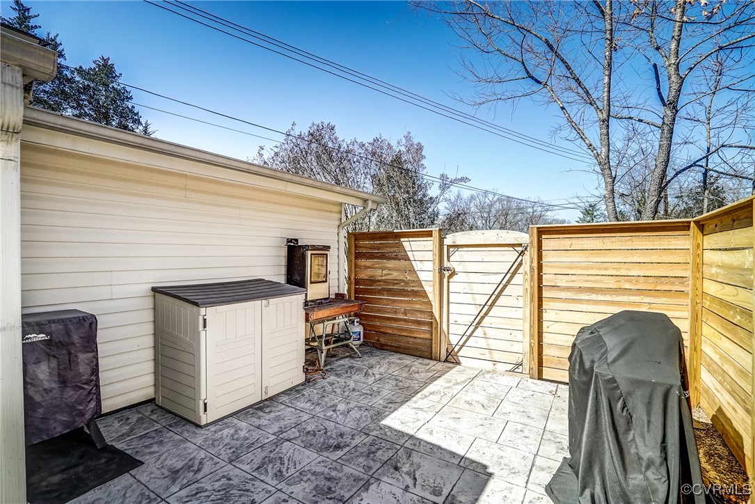 2124 Tarleton Drive Charlottesville, VA 22901 - Photo 36 of 45 a view of a porch with furniture and wooden fence