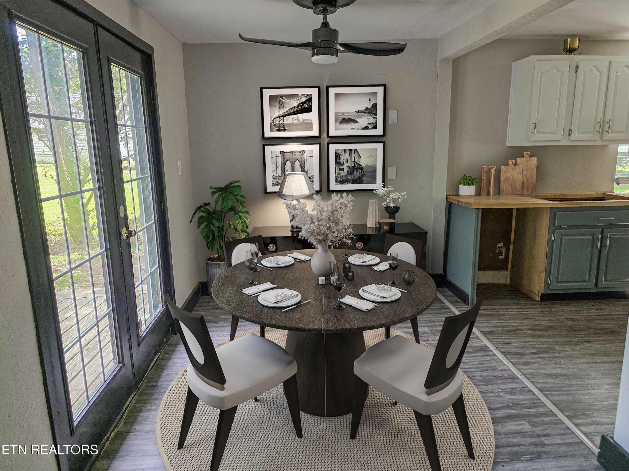 218 Burns Street Alcoa, TN 37701 - Photo 22 of 27 a view of a dining room with furniture window and wooden floor