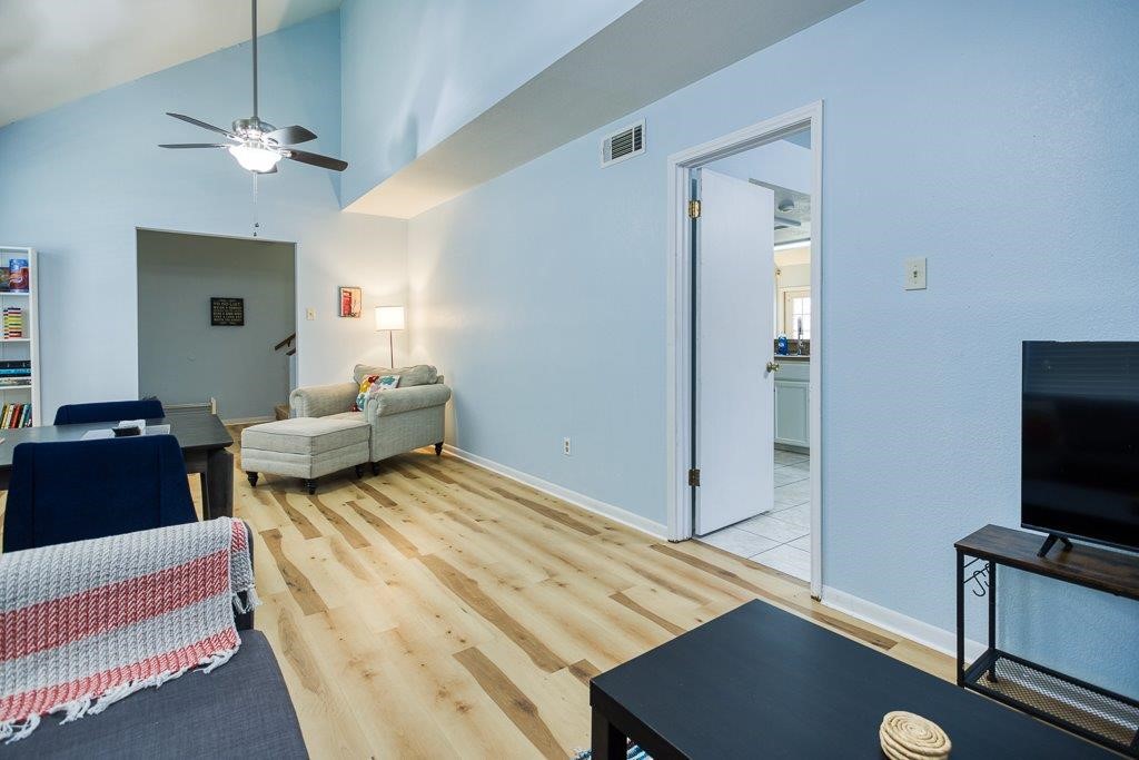 906 St Christopher Street Corpus Christi, TX 78418 - Photo 10 of 40 a bedroom with a bed and a flat screen tv