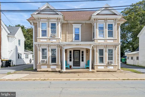 front view of a house with a porch