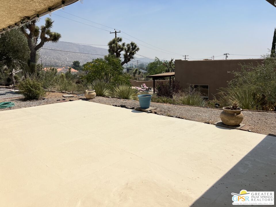 Undisclosed Address Yucca Valley, CA 92284 - Photo 20 of 46 a view of a backyard