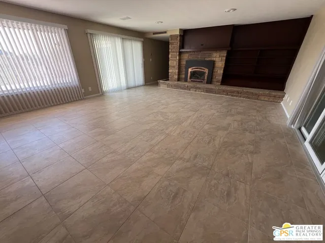 a view of a livingroom with a fireplace