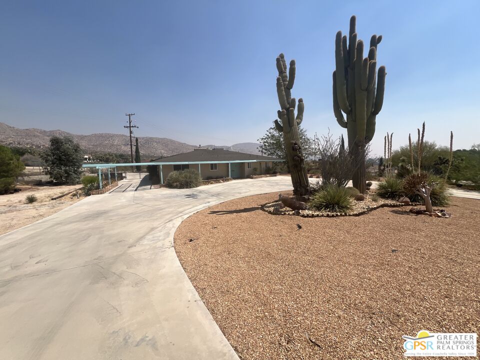 Undisclosed Address Yucca Valley, CA 92284 - Photo 36 of 46 a view of a backyard