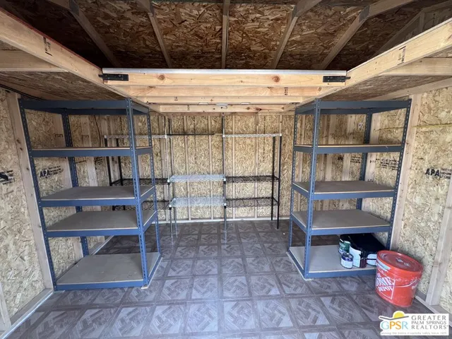 a view of a car garage