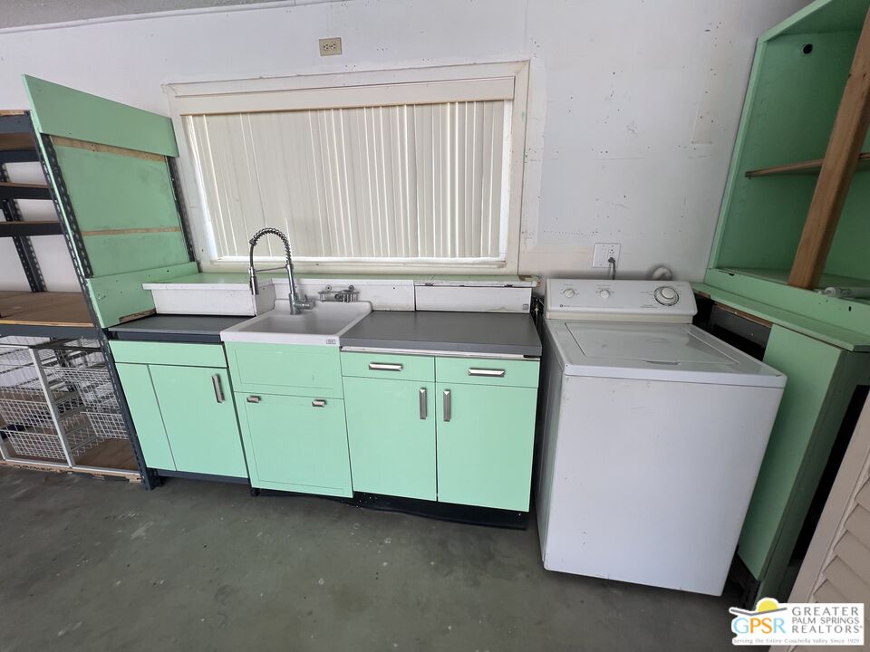 Undisclosed Address Yucca Valley, CA 92284 - Photo 40 of 46 a utility room with dryer and washer