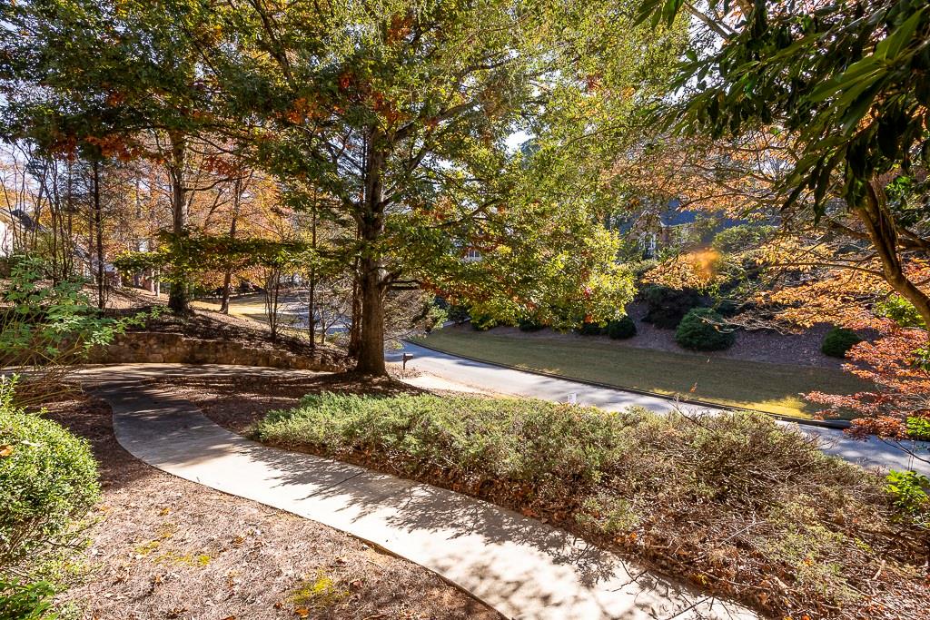 135 Lazy Laurel Chase Roswell, GA 30076 - Photo 51 of 64 a view of backyard with green space