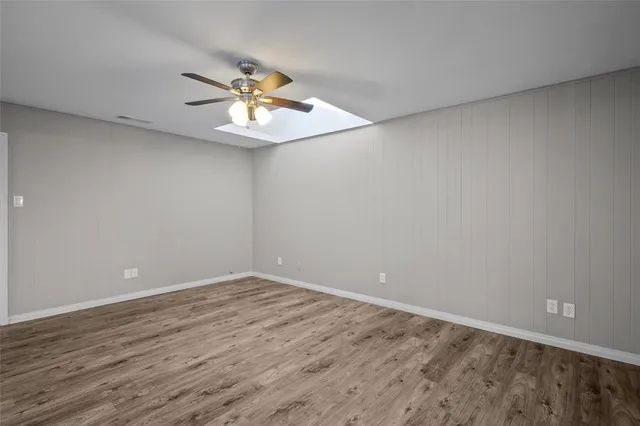wooden floor in an empty room