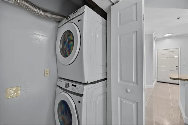 a view of an empty room