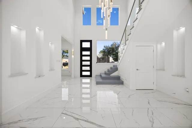 a view of entryway with furniture and entryway