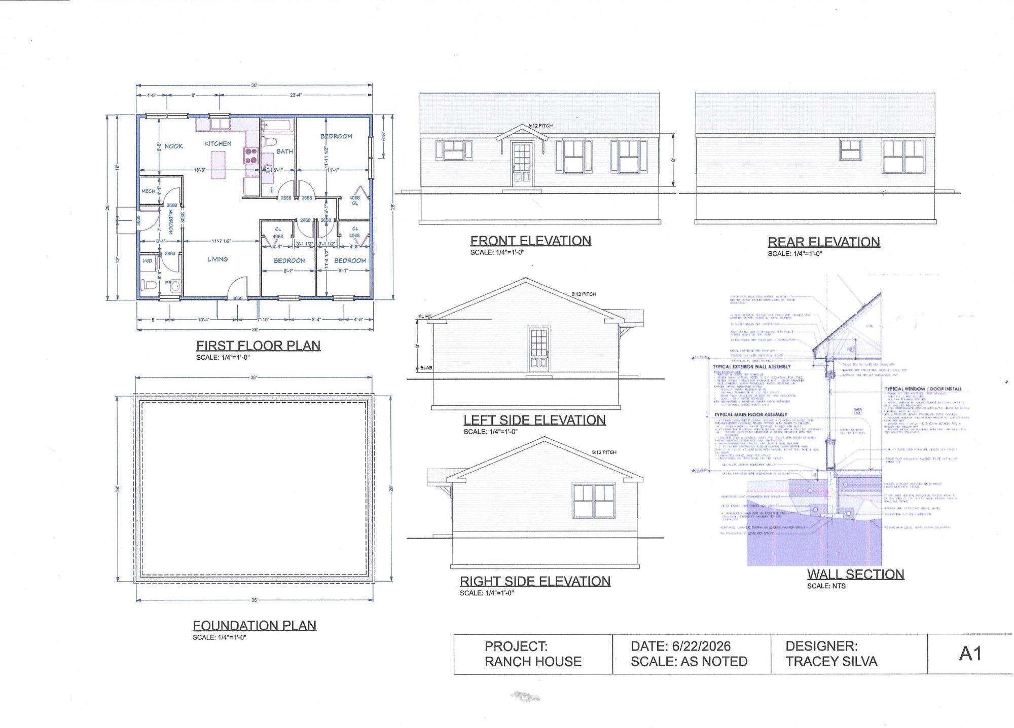 834 Winslows Mills Road Waldoboro, ME 04572 - Photo 3 of 6 blueprint