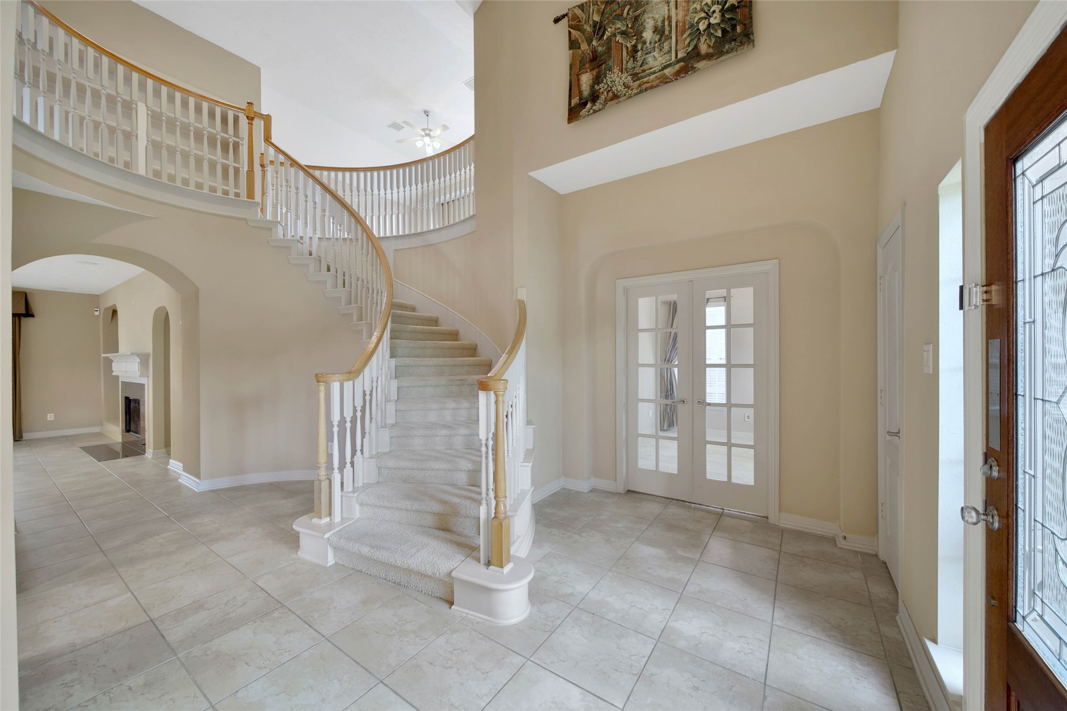 6530 Monte Bello Ridge Lane Houston, TX 77041 - Photo 4 of 43 a view of entryway and hall with a front door