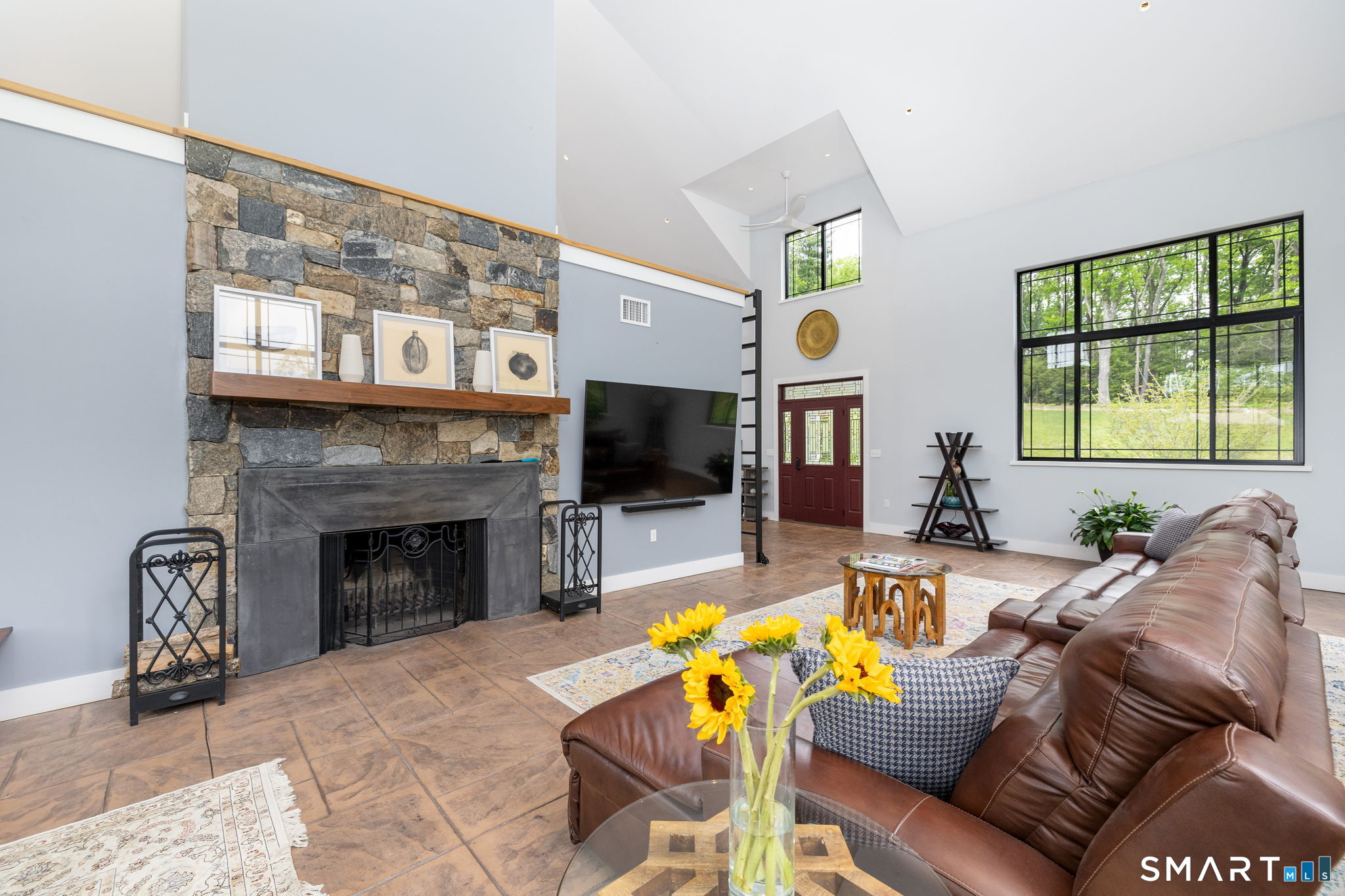 2540 Norfolk Road Torrington, CT 06790 - Photo 12 of 35 Stone wood burning fireplace