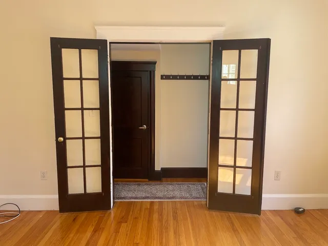 a view of front door