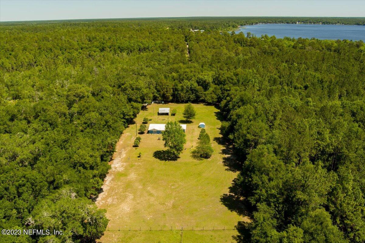208 Tinsley Road Florahome, FL 32140 - Photo 35 of 71 a view of a yard with a swimming pool and outdoor space
