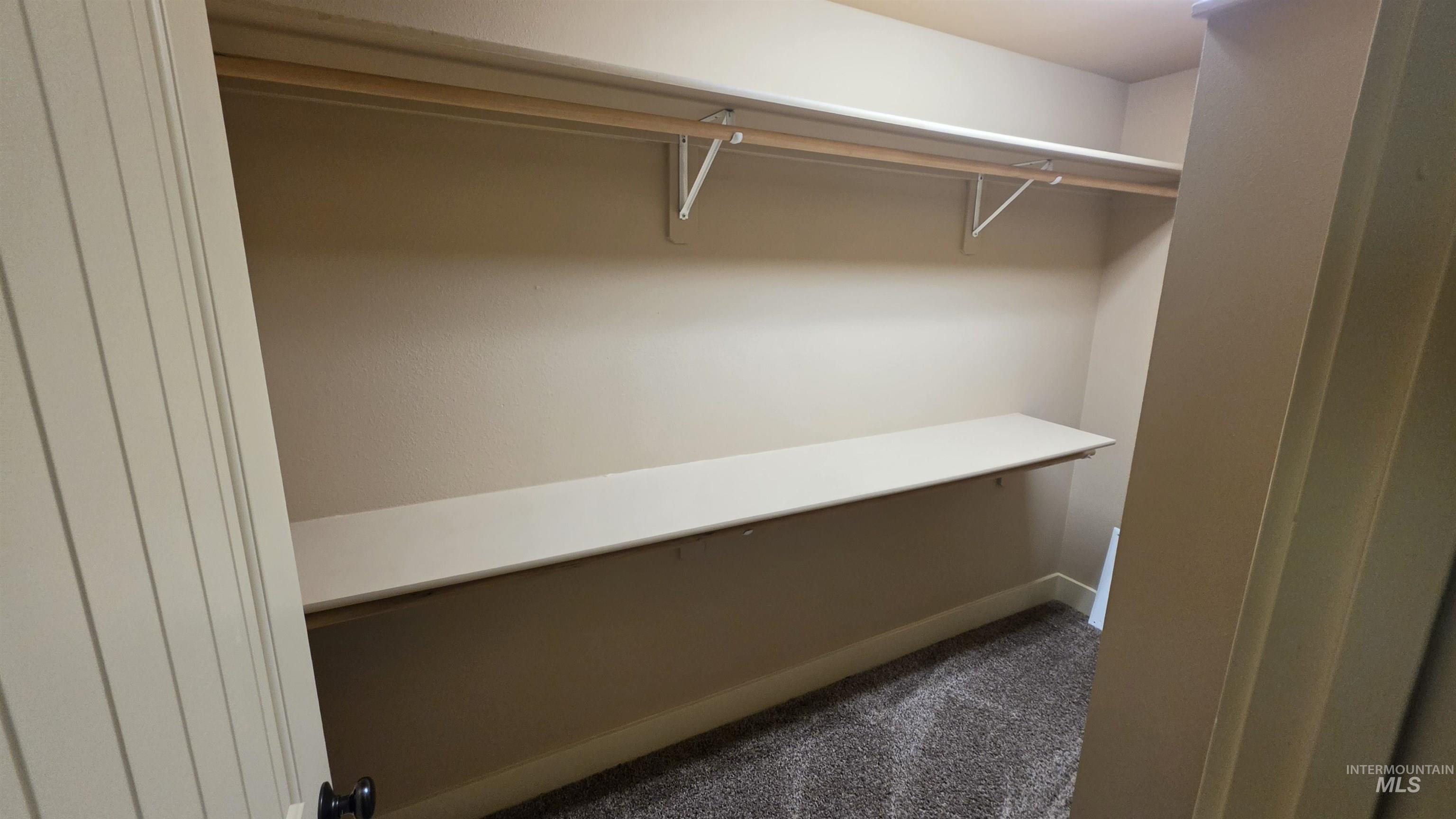 5239 West Morris Hill Road Boise, ID 83706 - Photo 15 of 19 Spacious closet featuring built-in shelving, a garment rod, and plush carpeting