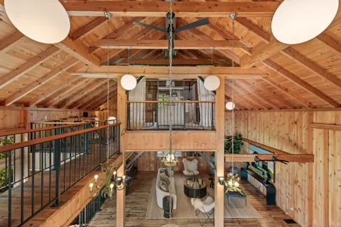 a view of a roof deck