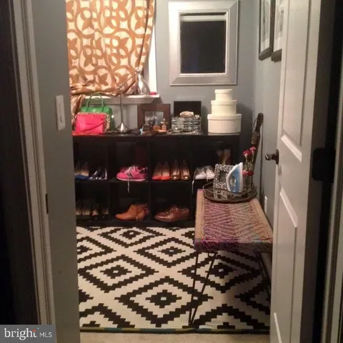 a room with storage and utility