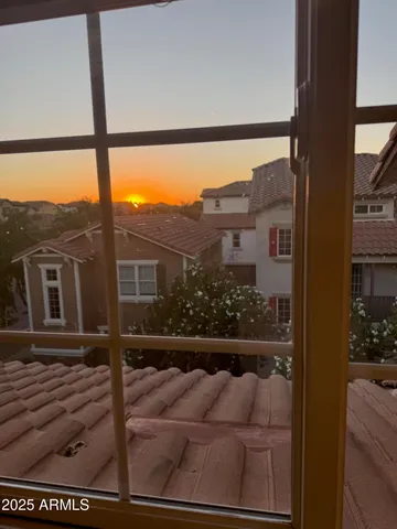 a view of a balcony with an outdoor space