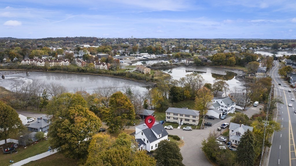 43 Needham Road, Unit 2 Danvers, MA 01923 - Photo 36 of 42 an aerial view of a house with a lake view