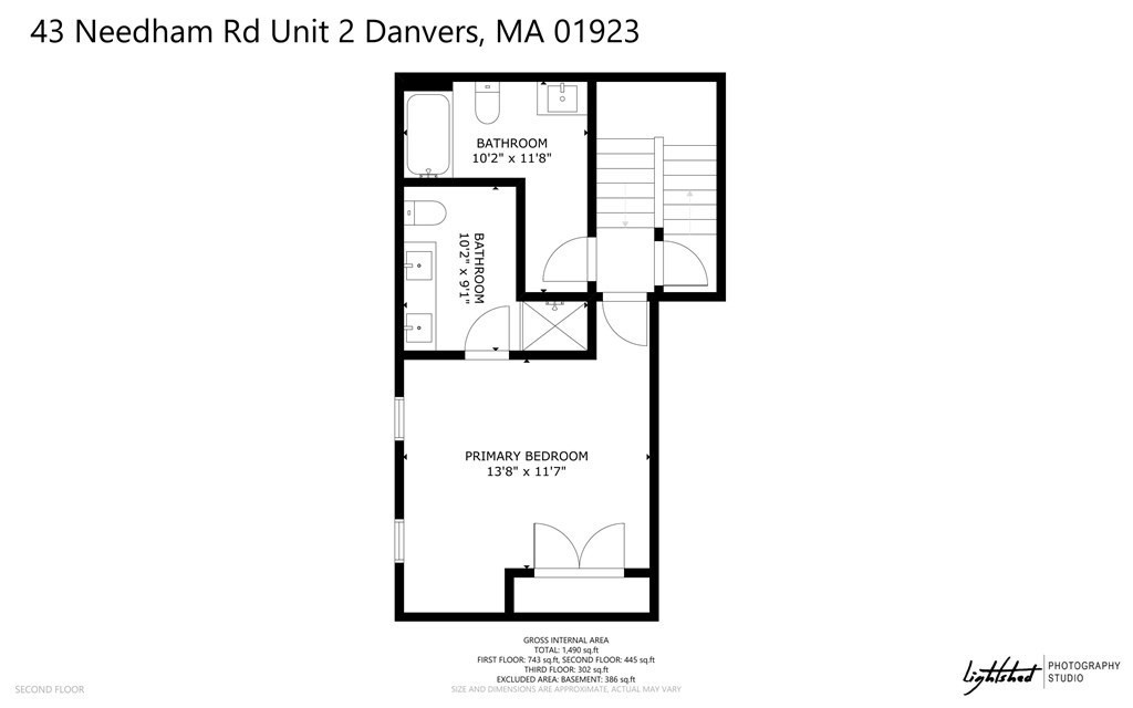 43 Needham Road, Unit 2 Danvers, MA 01923 - Photo 42 of 42 a picture of a floor plan