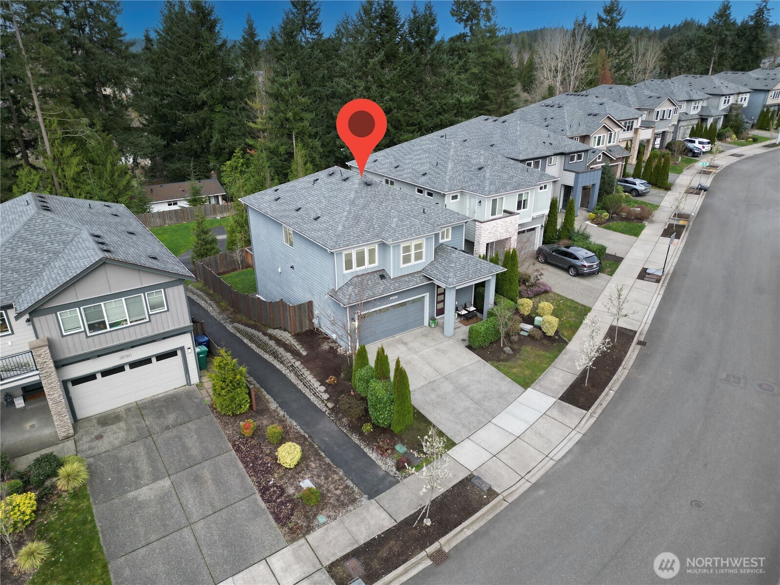 22724 41st Drive Southeast Bothell, WA 98021 - Photo 2 of 40 an aerial view of a house with yard