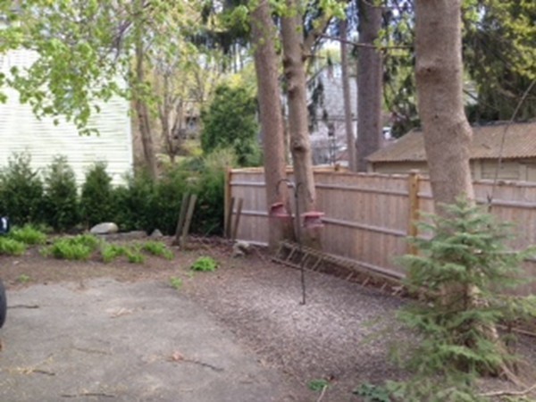 165-167 Langley Road Newton, MA 02459 - Photo 19 of 37 a backyard of a house with lots of green space