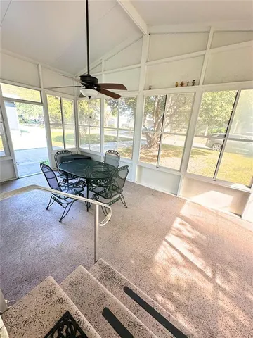 a view of a big room with an empty room