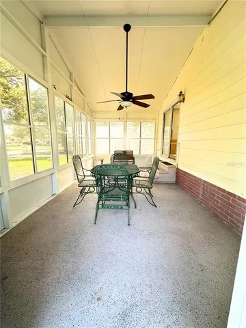 a view of a golf course with a lake