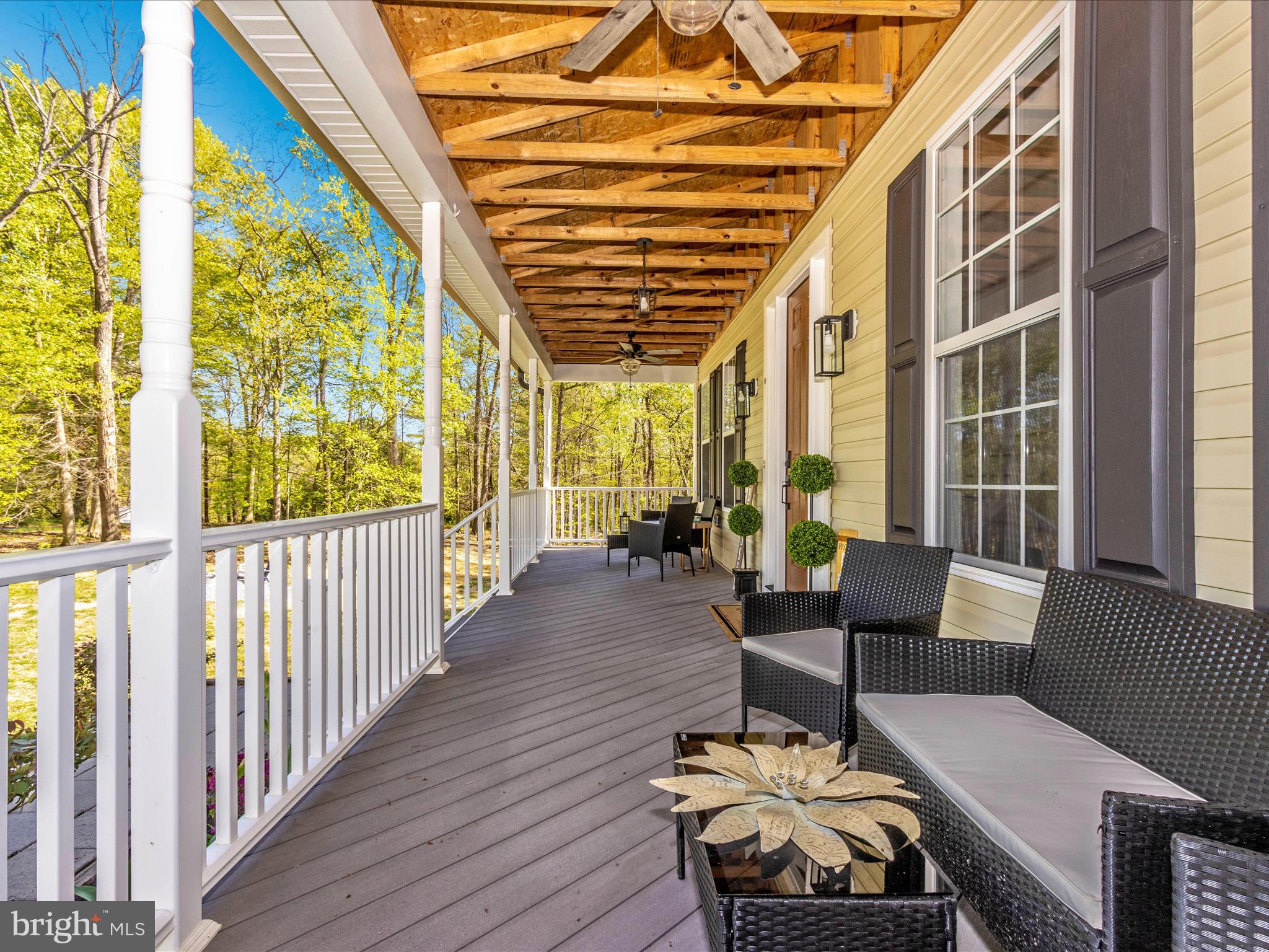 6328 Yeagertown Road New Market, MD 21774 - Photo 40 of 59 Porch with Ceiling Fans