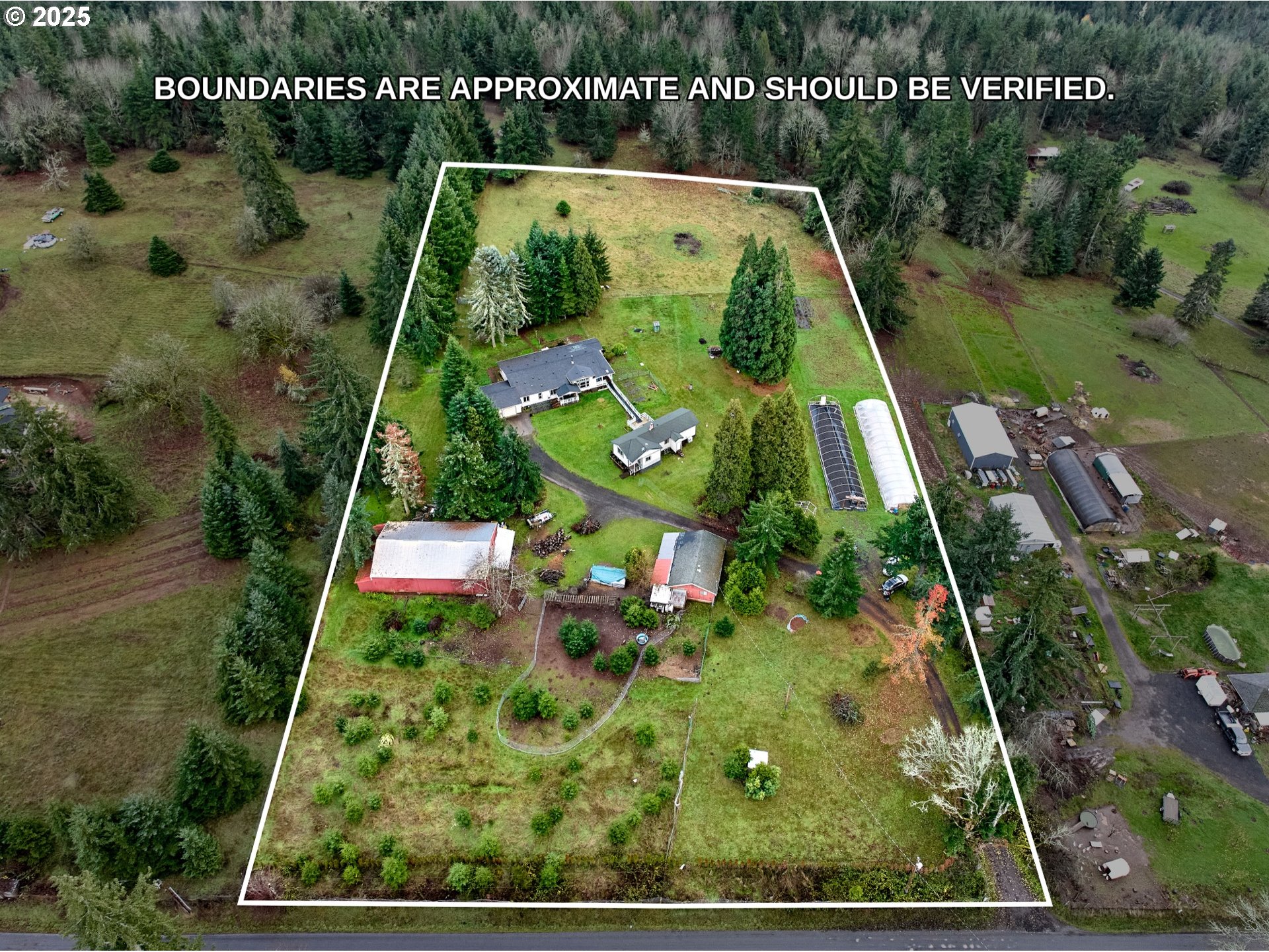 20788 Hazelnut Ridge Road Scotts Mills, OR 97375 - Photo 28 of 46 an aerial view of swimming pool