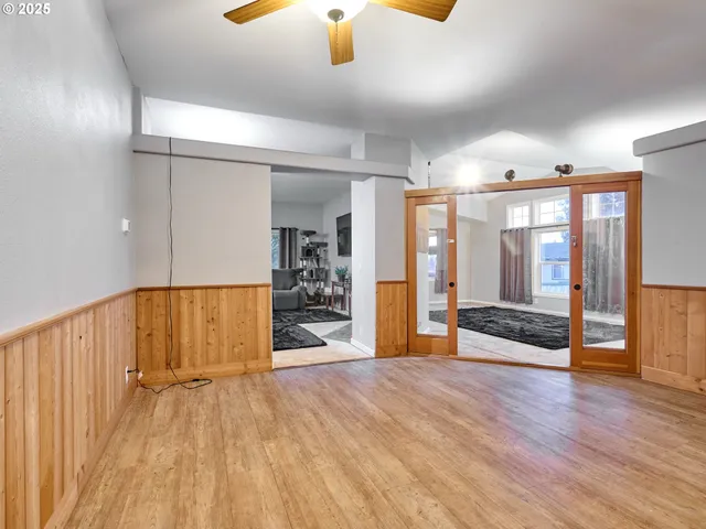 a view of an empty room