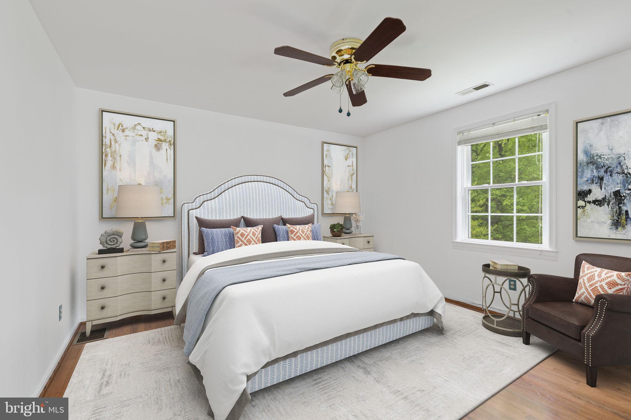 286 Ebenezer Road Bluemont, VA 20135 - Photo 16 of 49 Virtually staged main bedroom