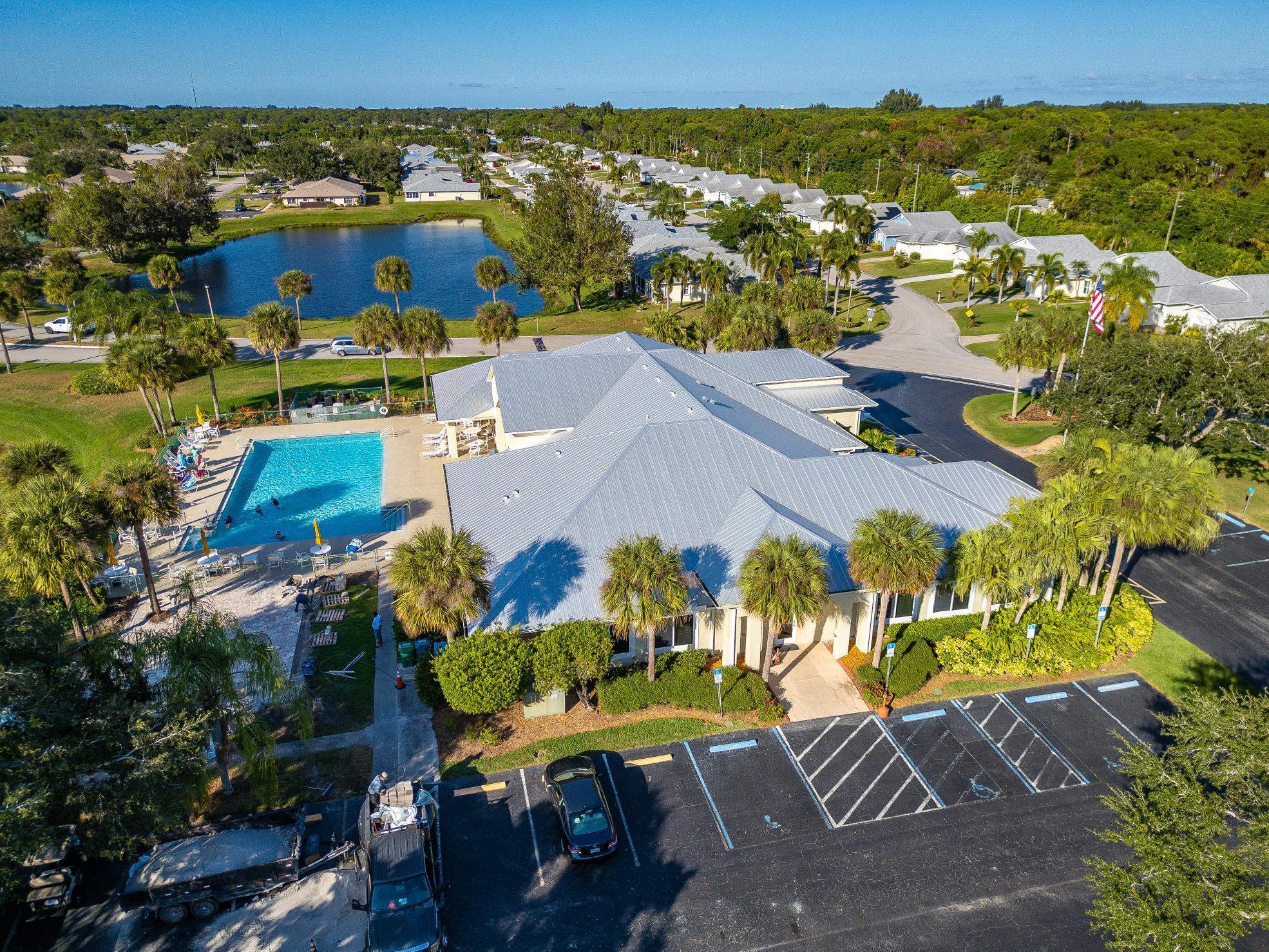 5925 Foxtail Way Fort Pierce, FL 34982 - Photo 21 of 29 an aerial view of residential houses with outdoor space