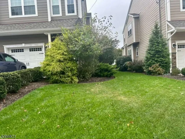a view of a back yard of the house