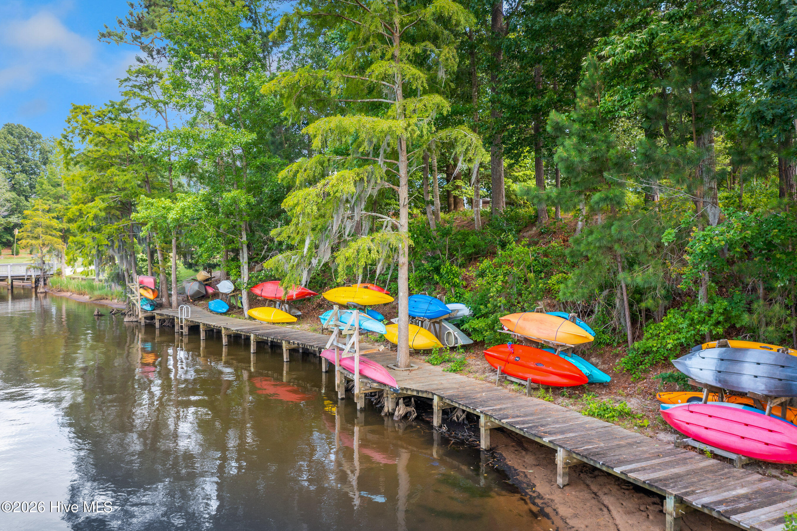 129 Fair Oaks Road Chocowinity, NC 27817 - Photo 54 of 56 Kayak storage racks at the Cypress Landi