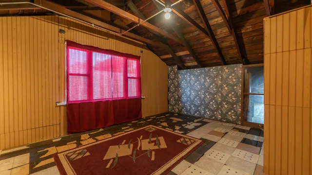 a view of backyard with window