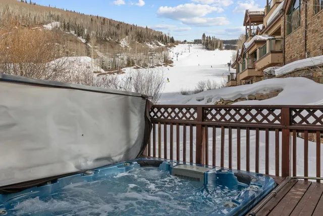 a view of a black gate